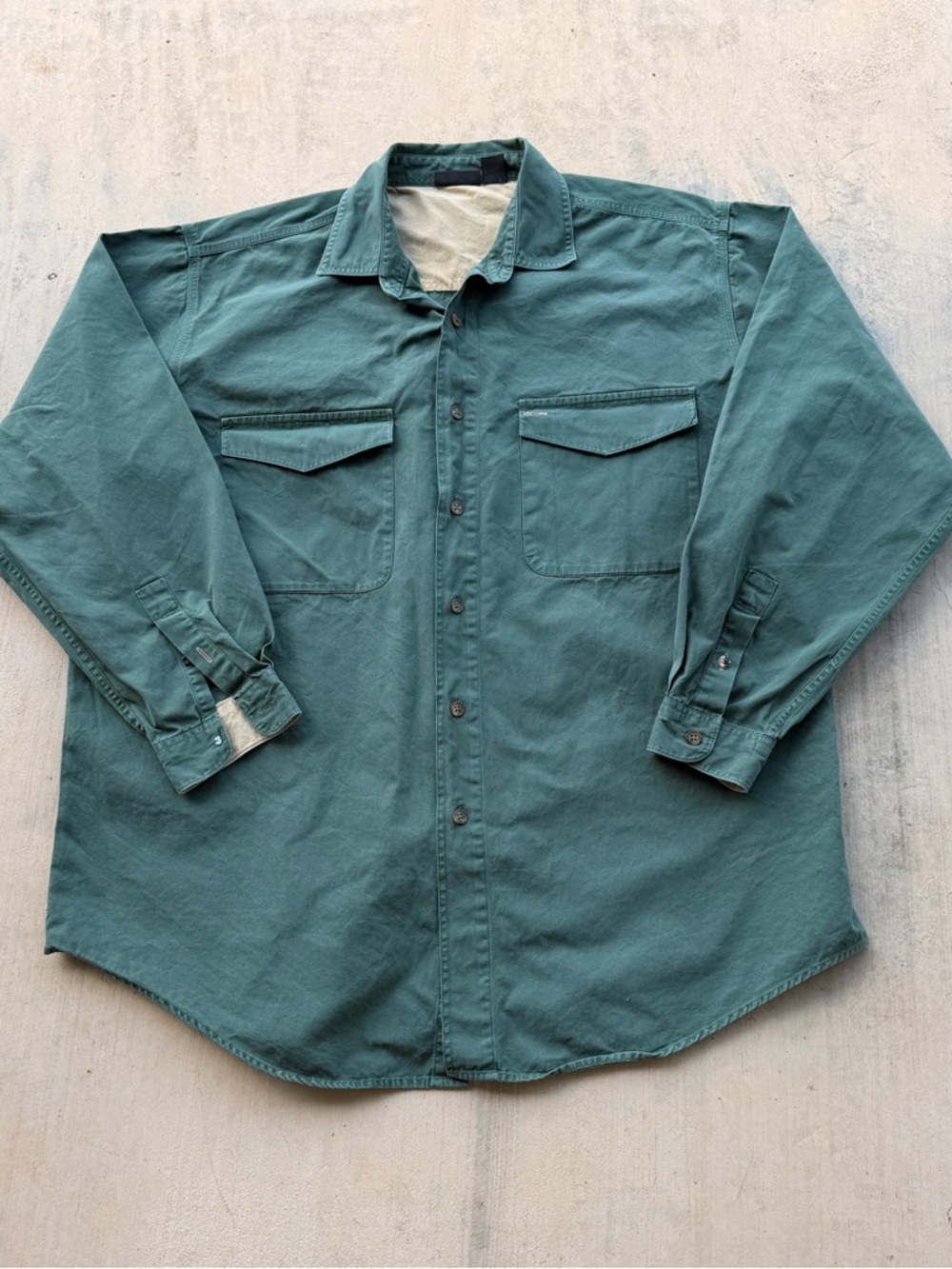 Vintage early 90s Patagonia Green chore Shirt jacket XL